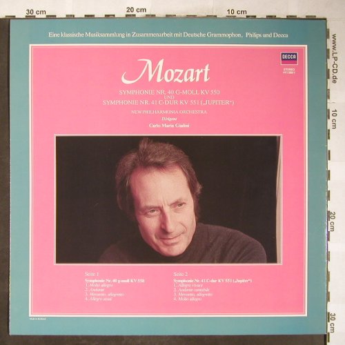 Mozart,Wolfgang Amadeus: Sinfonien Nr.40 & 41"Jupiter", Decca(411 389-1), D,  - LP - L3640 - 5,00 Euro