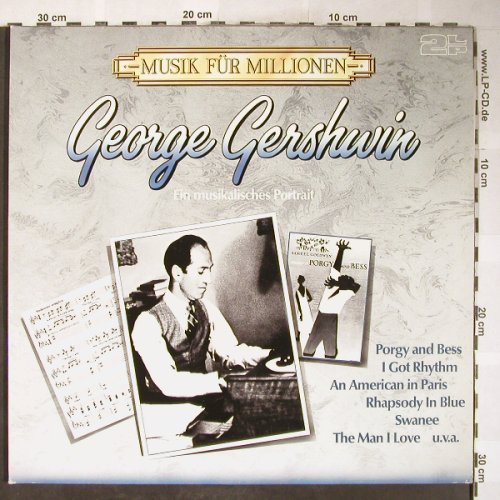 Gershwin,George: Musik für Millionen, Foc, CBS, Club Ed.(43 619 6), NL, 1972 - 2LP - L3643 - 7,50 Euro