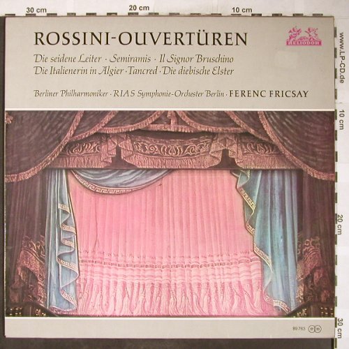 Rossini,Gioacchino: Overtüren, Heliodor(89 763), D, 1968 - LP - L3653 - 4,00 Euro