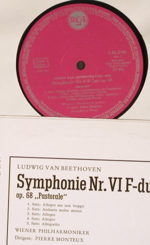 Beethoven,Ludwig van: Sinfonie Nr.6 - Pastorale, RCA(LM-2316), D,  - LP - L3659 - 7,50 Euro
