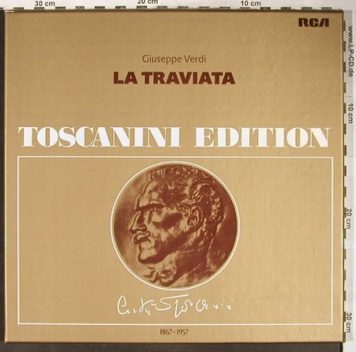 Verdi,Giuseppe: La Traviata, Box, RCA Toscanini Ed.(AT 202/1-2), D, 1975 - 2LP - L3666 - 7,50 Euro