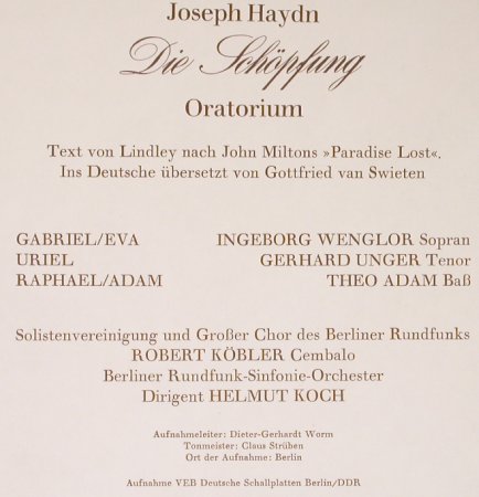 Haydn,Joseph: Die Schöpfung,Box, Eurodisc(80 618 XK), D,  - 2LP - L3667 - 7,50 Euro