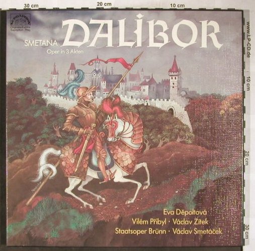 Smetana,Bedrich: Dalibor,Box (tschechisch), Supraphon(301 298-445), D, 1979 - 3LPQ - L3669 - 9,00 Euro