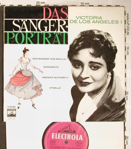 De Los Angeles,Victoria: Das Sänger-Porträt - 1, vg+/vg+, Electrola(E 70 402), D,  - 10inch - L3672 - 4,00 Euro