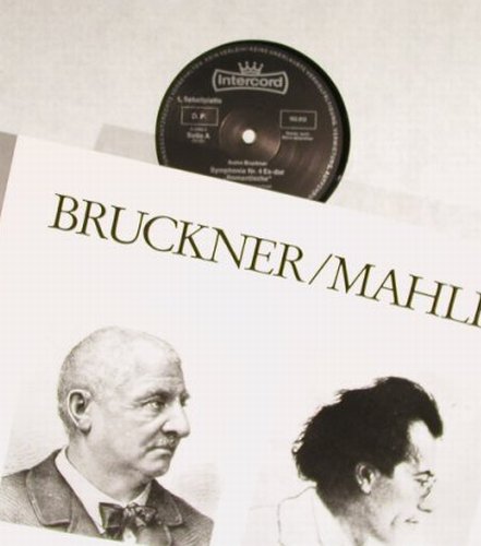 Bruckner,Anton / Gustav Mahler: Sinfonie Nr.4,6 / Sinfonie Nr.1,9,, Intercord(192.812), D, Box, 1976 - 5LP - L3699 - 24,00 Euro
