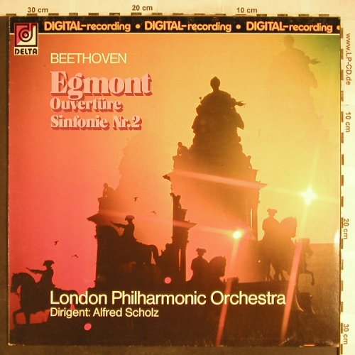 Beethoven,Ludwig van: Egmont,Ouverture,Sinfonie Nr.2, Delta(EA 15502), D, 1980 - LP - L3712 - 6,00 Euro
