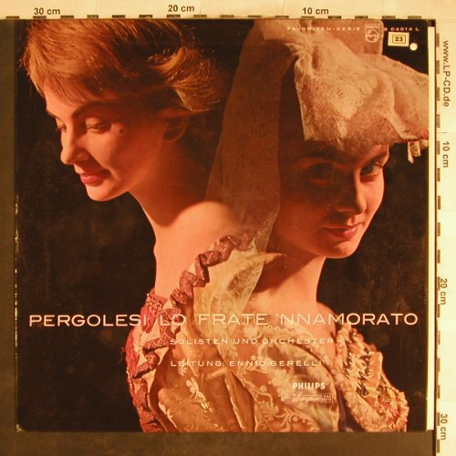 Pergolesi,Giovanni Battista: Lo Frate 'nnamorato, Philips Favoriten(S 04014 L), D, co,  - LP - L3721 - 7,50 Euro