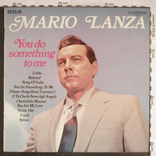 Lanza,Mario: You Do Something To Me, with Orch., RCA Camden(CDM 1001), UK,Ri,Mono, 1969 - LP - L3752 - 5,00 Euro