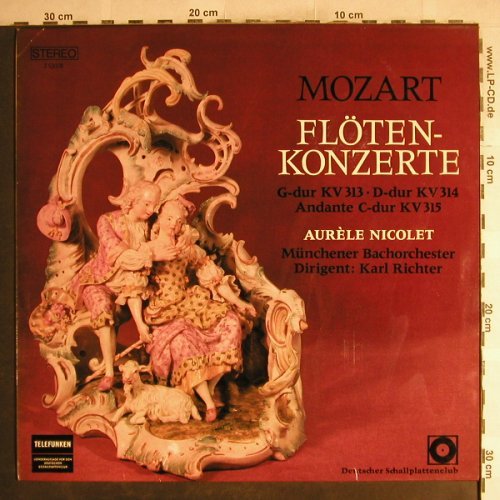 Mozart,Wolfgang Amadeus: Flötenkonzerte KV 313,314,315, Telefunken,Club.Ed.(J 520/8), D,  - LP - L3766 - 6,00 Euro