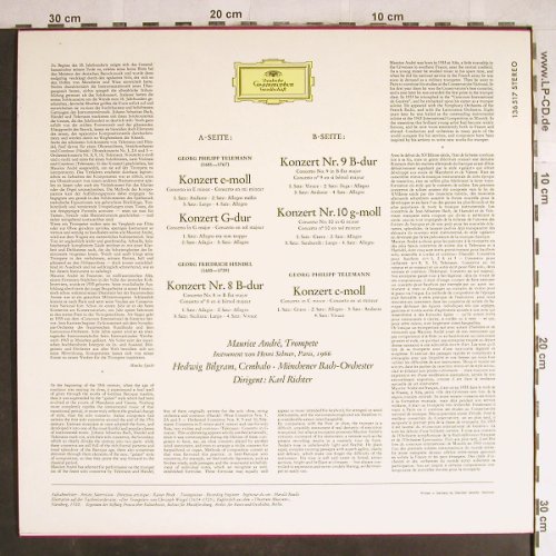 Telemann,Georg Philipp / Händel: Konzerte von, D.Gr.(136 517), D, 1967 - LP - L3778 - 6,00 Euro