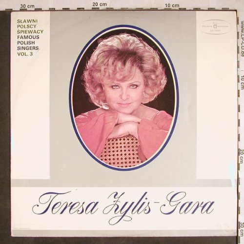 Zylis-Gara,Teresa: Famous Polish Singers Vol.3, Muza(SX 1420), PL,  - LP - L3791 - 7,50 Euro