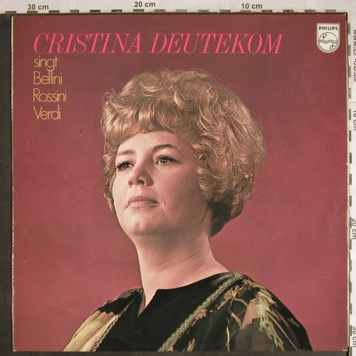 Deutekom,Cristina: singt Bellini, Rossini, Verdi, Philips(6500 096), NL, 1970 - LP - L3806 - 9,00 Euro