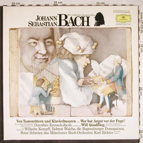 Bach,Johann Sebastian: Wir entdecken Komponisten, Foc, D.Gr.spoken germ.(2574 105), D, 1973 - LP - L3830 - 7,50 Euro