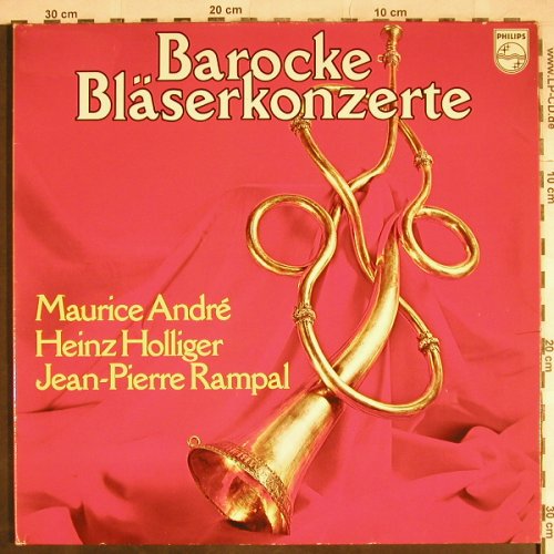 V.A.Barocke Bläserkonzerte: Maurice André,Heinz Holliger,Rampal, Philips(6768 775), D, Foc,  - 2LP - L3835 - 5,50 Euro