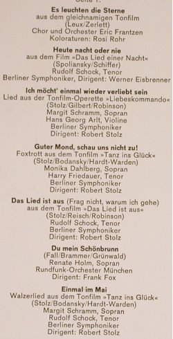 V.A.Es leuchten die Sterne: Die schönsten Melodien aus Tonfilm., SR International(P 15), D,  - LP - L3845 - 5,50 Euro