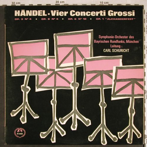 Händel,Georg Friedrich: Vier Concerti Grossi, MMS(M-2266), D,  - LP - L3846 - 5,00 Euro