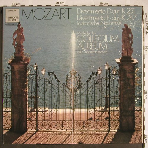Mozart,Wolfgang Amadeus: Divertimento Es-dur KV 251,K247, Harmonia Mundi(065-99 627), D, Ri, Foc,  - LP - L3873 - 6,00 Euro