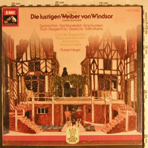 Nicolai,Otto: Die lustigen Weiber von Windsor,Ri, EMI(037-29 003), D, 1963 - LP - L3888 - 4,00 Euro