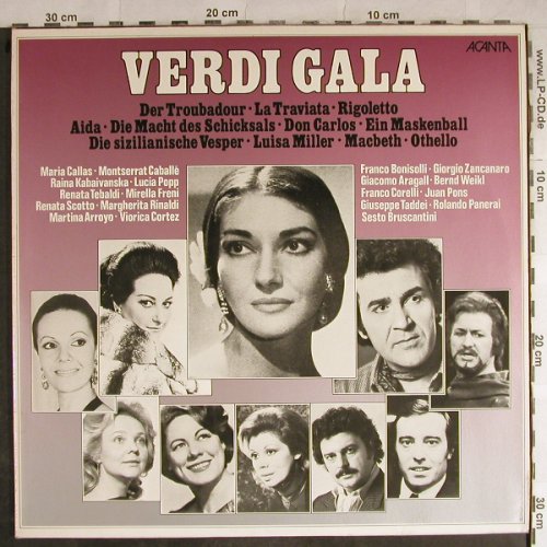V.A.Verdi Gala: La Traviata...Othello, Foc, Acanta(40.23 519), D,  - 2LP - L3912 - 6,00 Euro