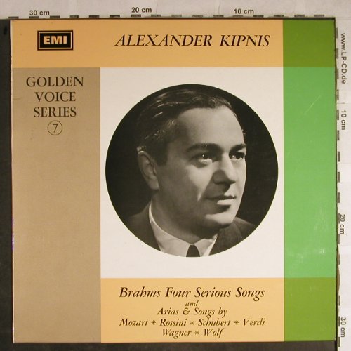Kipnis,Alexander: Golden Voice Series 7, EMI(HQM 1101), UK, 1967 - LP - L3922 - 6,00 Euro