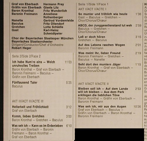 Lortzing,Albert: Der Wildschütz-Querschnitt(1964), EMI(061-29 004), D,Ri, co,  - LP - L3944 - 5,00 Euro