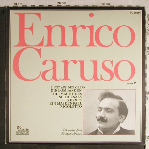 Caruso,Enrico: Singt aus den Opern, Vol.2, Top Classic(TC-9050), D,  - LP - L3966 - 5,00 Euro