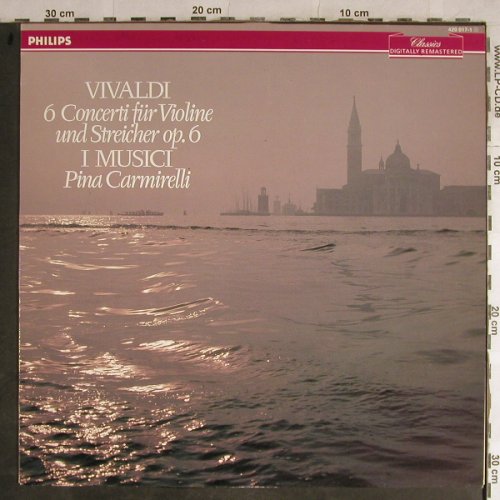 Vivaldi,Antonio: 6 Concerti für Violine u.Streicher, Philips(420 017-1), NL, 1978 - LP - L3976 - 7,50 Euro