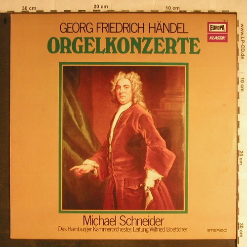 Händel,Georg Friedrich: Orgelkonzerte, Nr.1,4,10, Europa Klassic(1211), D,  - LP - L3999 - 6,00 Euro