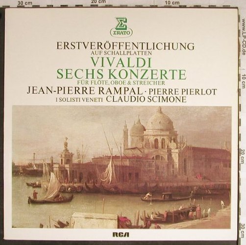 Vivaldi,Antonio: Sechs Konzerte,Flöte,Oboe&Streicher, Erato/RCA(ZL 30510 AS), D, 1977 - LP - L4010 - 6,00 Euro