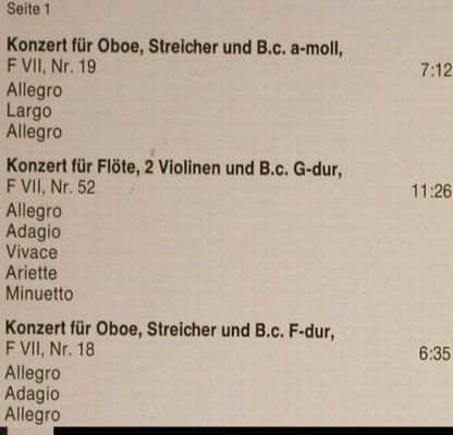 Vivaldi,Antonio: Sechs Konzerte,Flöte,Oboe&Streicher, Erato/RCA(ZL 30510 AS), D, 1977 - LP - L4010 - 6,00 Euro