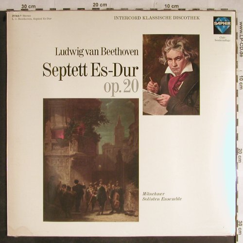 Beethoven,Ludwig van: Septett Es-Dur op.20, FS-New/vg+, Saphir(29 364-7), D, 1975 - LP - L4011 - 5,00 Euro