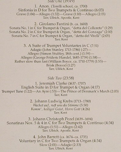 V.A.Baroque Masterpieces For: Trumpet & Orgue Vol.3, Nonesuch(H-71356), US, 1978 - LP - L4022 - 4,00 Euro