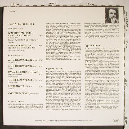 Liszt,Franz: Mephisto-Walzer 1-4, M.Polka.., Telefunken(6.42829 AW), D, Foc, 1980 - LP - L4035 - 6,00 Euro