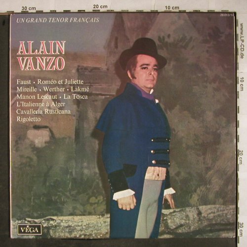 Vanzo,Alain: Un Grand Tenors Francais, Foc, Vega(28.013/14), F, 1969 - 2LP - L4036 - 14,00 Euro