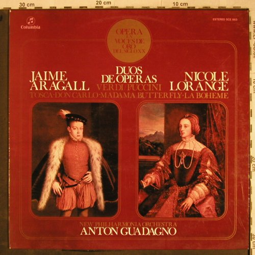 V.A.Duos de Opera - Verdi/Pucini: Jaime Aragall, NicoleLorance, Columbia(SCE 983), E, 1977 - LP - L4038 - 7,50 Euro