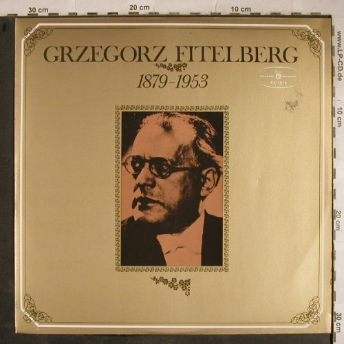 Fitelberg,Grzegorz: 1879-1953, Bach, Karlowicz,Prokof.., Muza(SX 1816), PL,m-/vg+,  - LP - L4046 - 5,00 Euro