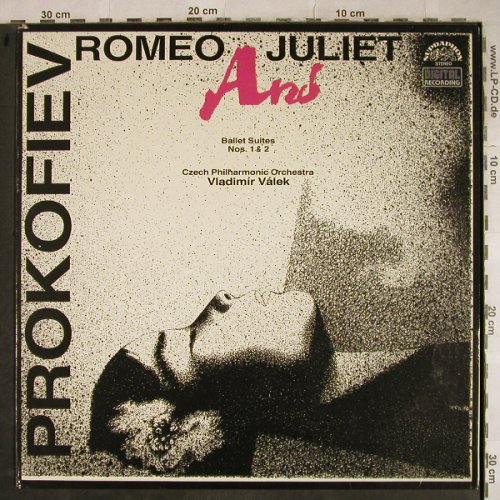 Prokofieff,Serge: Romeo and Julia/Ballet Suites 1&2, Supraphon(1110 4396 ZA), CZ, 1987 - LP - L4047 - 6,00 Euro