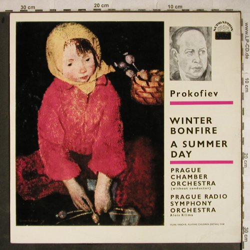 Prokofieff,Serge: Winter Bonfire,op.122,op.65b,m-/vg+, Supraphon(SUA ST 50773), CZ, stoc, 1967 - LP - L4048 - 7,50 Euro