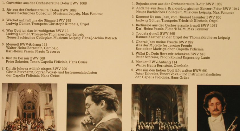 Bach,Johann Sebastian: Auslese 84-Bach aus Leipzig,300 Jah, DMM(B-1564), D, Foc, 1984 - LP - L4053 - 5,50 Euro