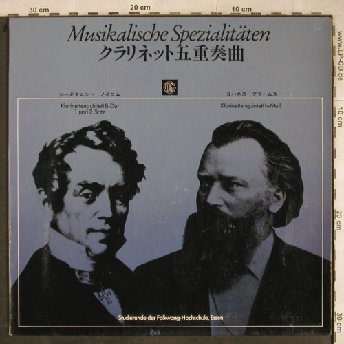 Brahms,Johannes / Sigismund Neukomm: Quintett Für Klarinette etc., ThG(F 668.484), D,  - LP - L4055 - 5,00 Euro