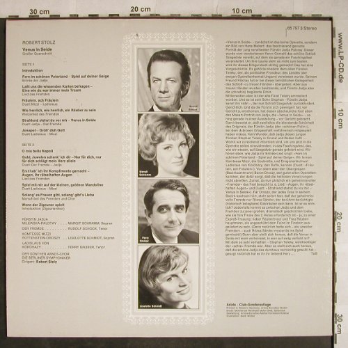 Stolz,Robert: Venus In Seide-Gr.Querschnitt, Ariola(65 797 3), D, Club Ed, 1976 - LP - L4070 - 4,00 Euro