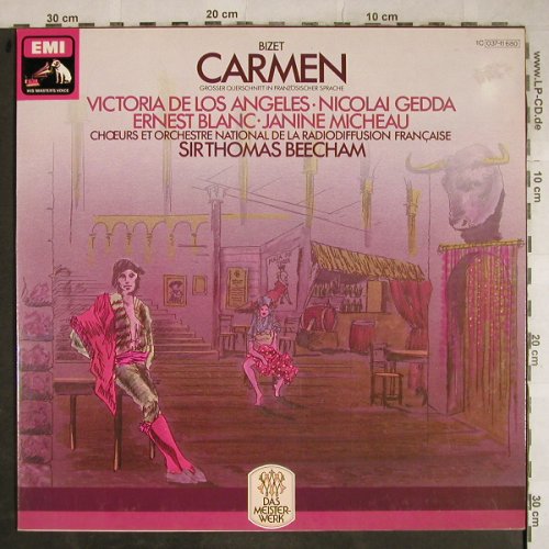 Bizet,Georges: Carmen-Gr.Querschnitt, EMI(037-11 680), D, 1960 - LP - L4072 - 4,00 Euro