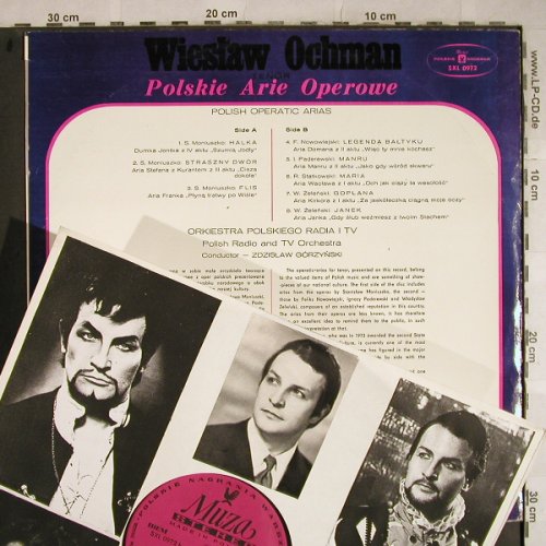 Ochman,Wieslaw: Polskie Arie Operowe, m-/vg+, Muza(SXL 0972), PL,  - LP - L4088 - 6,00 Euro