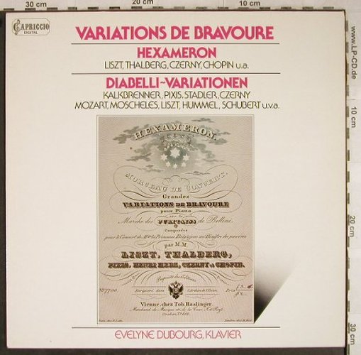 Dubourg,Evelyne: Variations de Bravoure,Hexameron, Capriccio(C 27 083), D, 1986 - LP - L4124 - 9,00 Euro