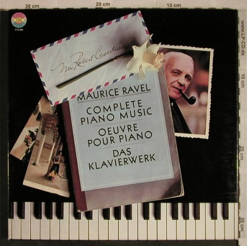 Ravel,Maurice: Complete Piano Music, Box, stoc, CBS(77 346), D, Mono,Ri,  - 3LP - L4140 - 14,00 Euro