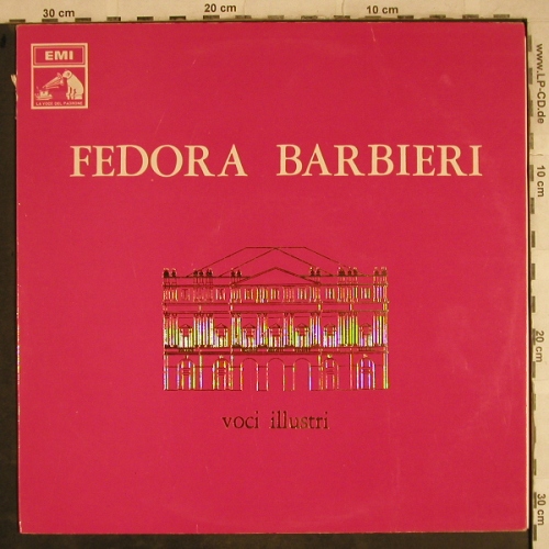 Barbieri,Fedora: voci illustri, vg+/vg+, La Voce Del Padrone(C 061-17014), I, 1970 - LP - L4180 - 5,00 Euro