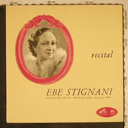 Stignani,Ebe: Recital, La Voce Del Padrone(QALP 10144), I,  - LP - L4181 - 12,50 Euro