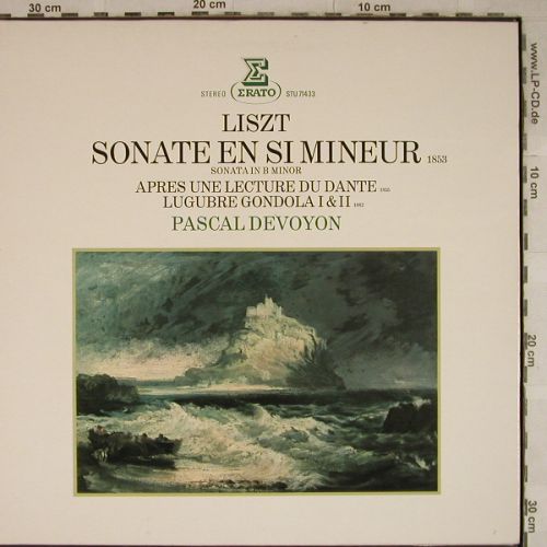 Liszt,Franz: Sonate en si Mineur..., Erato(STU 71433), F, Foc, 1982 - LP - L4240 - 7,50 Euro