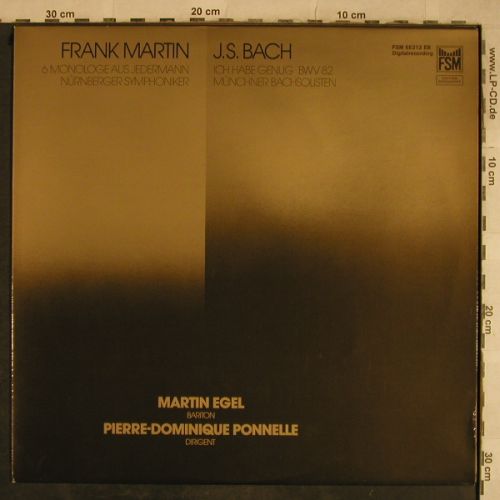 Egel,Martin: Pierre-Dominique Ponnelle, FSM(68213 EB), D, 1986 - LP - L4258 - 5,00 Euro