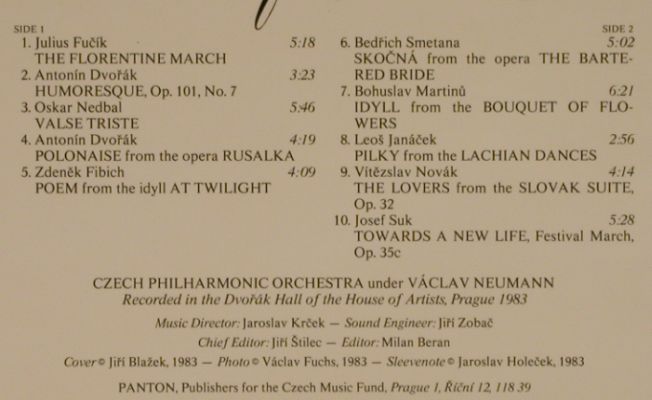V.A.Little Pearls of Czech Classics: Smetana,Dvorak, Janacek..., Panton/Artia(8110 0319), CZ, 1983 - LP - L4273 - 6,00 Euro
